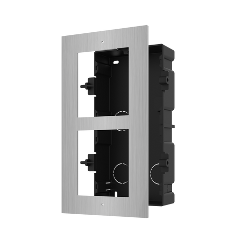 Panou frontal pentru 2 module de videointerfon modular Hikvision DS-KD- ACF2/S
