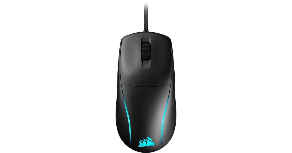 Mouse Gaming CORSAIR M75 LIGHTWEIGHT NEGRU, cu fir, 26k DPI
