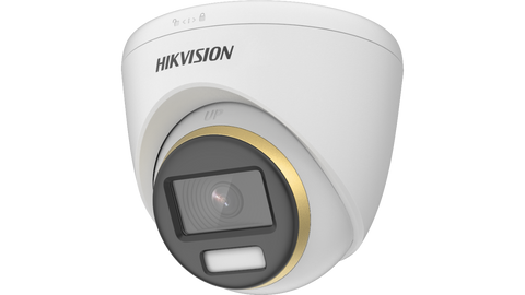 Cameră de supraveghere Turret ColorVu PoC 8MP Hikvision DS-2CE72UF3T- E(2.8MM), lentila fixa 2.8mm