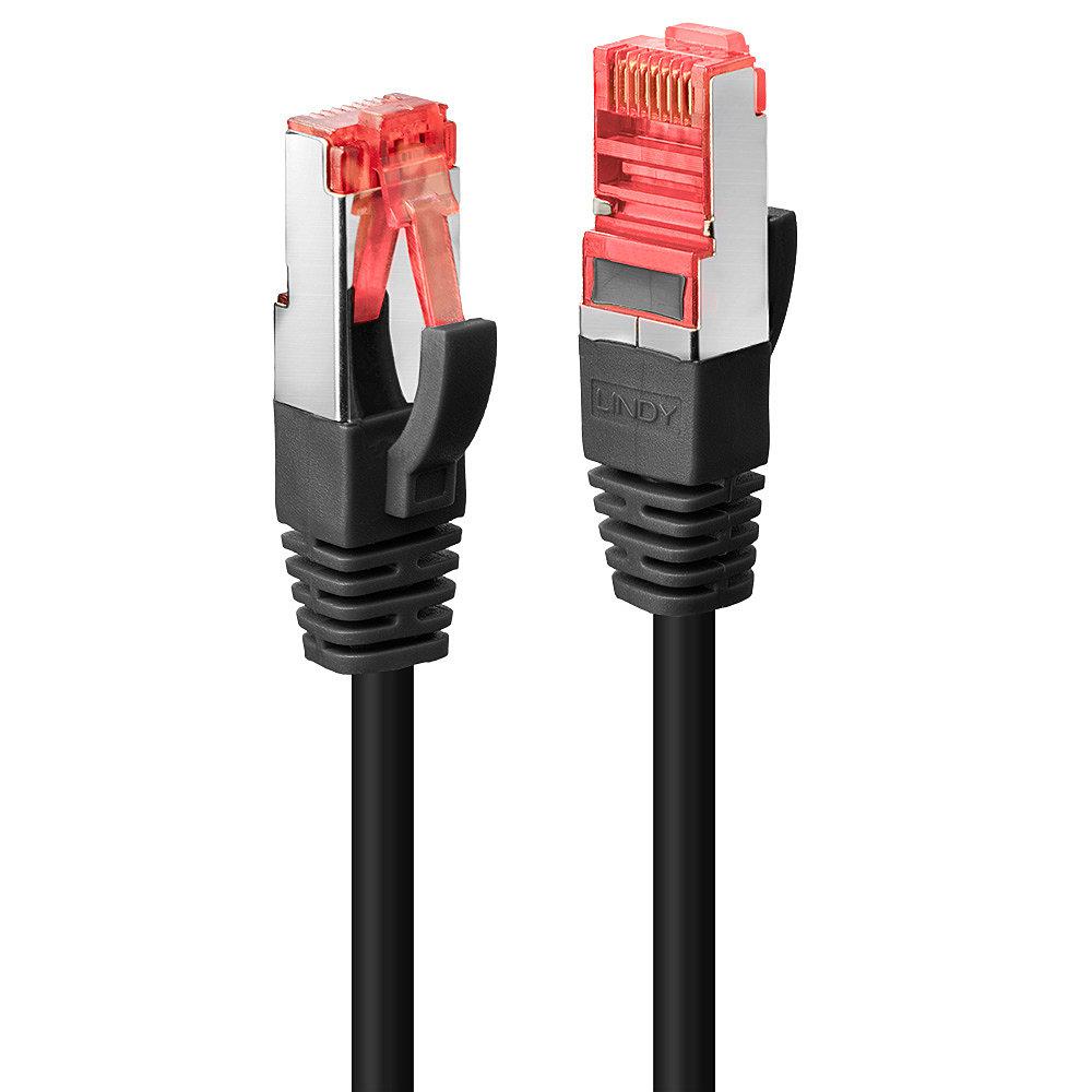 Cablu Lindy Cat.6 S/FTP Network Black, lungime 1m