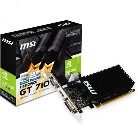 Placă video MSI nVidia GT 710 2GD3H LP, GT 710, PCI-E, 2048MB DDR3