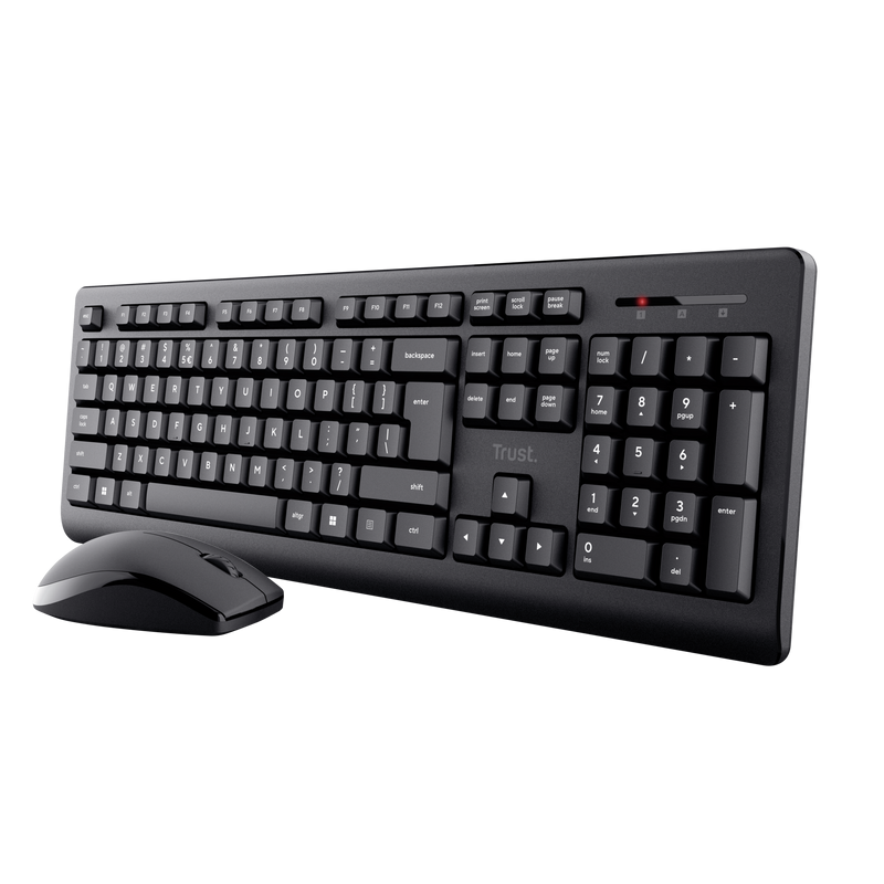 Kit Trust Primo tastatura standard, mouse wireless optic