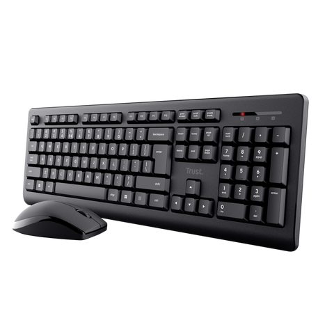 Kit Trust Primo tastatura standard, mouse wireless optic