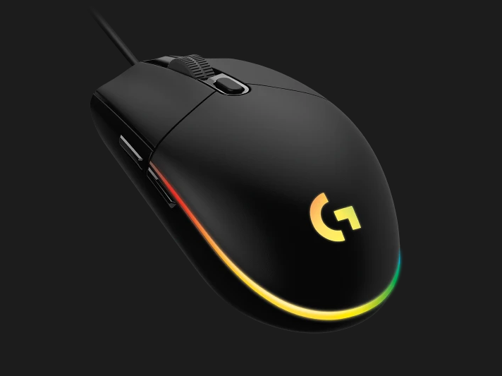 Logitech mouse cu fir G102 RGB, 6 butoane, 8000 dpi, senzor optic, USB