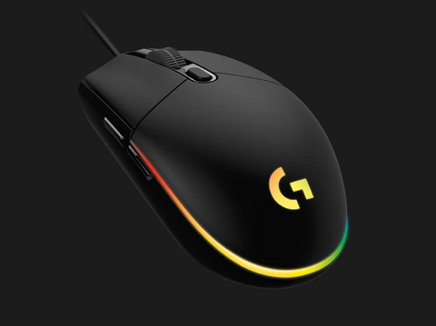 Logitech mouse cu fir G102 RGB, 6 butoane, 8000 dpi, senzor optic, USB