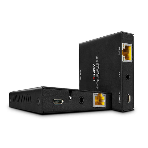 HDMI Extender Lindy, 50m, Cat 6, HDMI 4K60, interfata HDMI 2.0
