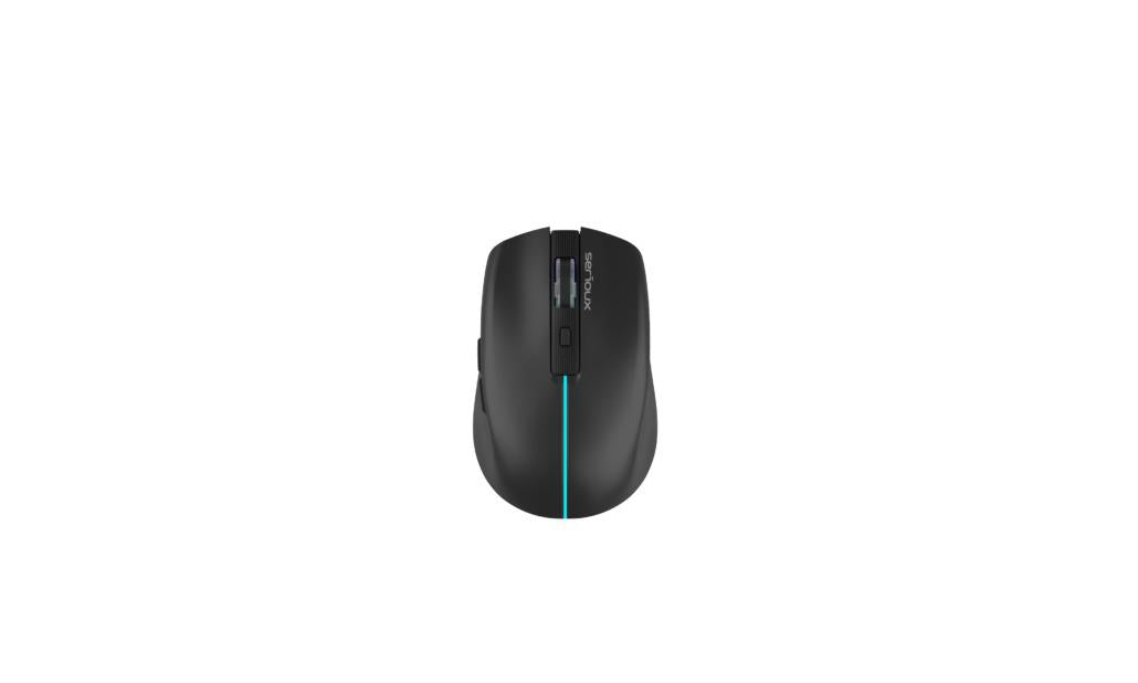 Mouse Serioux Flicker 212, Wireless, Negru