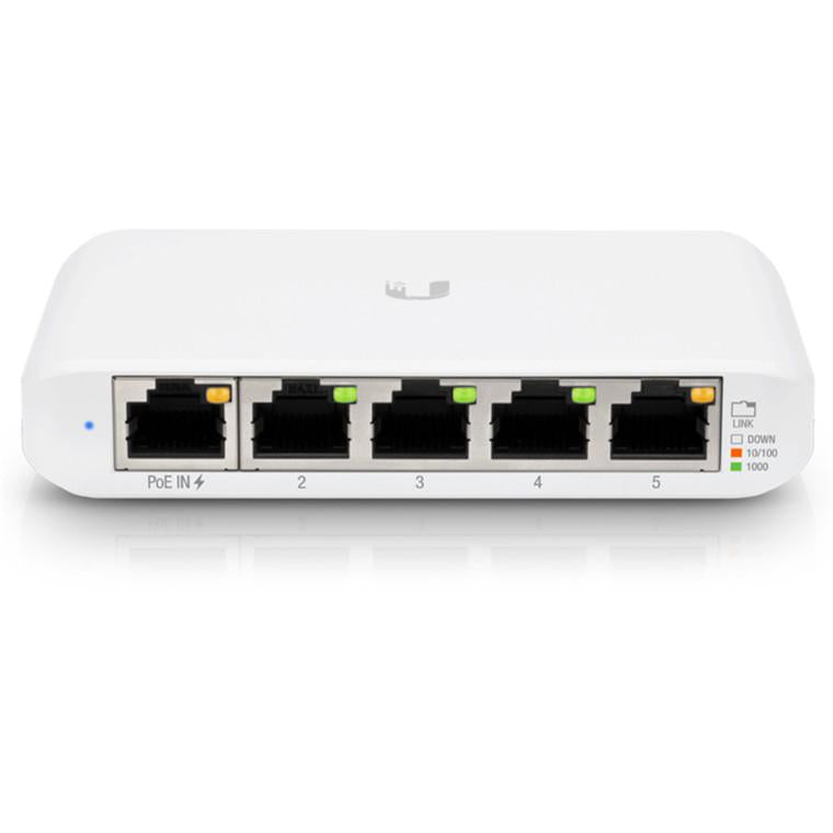 Ubiquiti UniFi Switch, USW-FLEX MINI, 5x 10/100/1000 Mbps RJ45 Ports