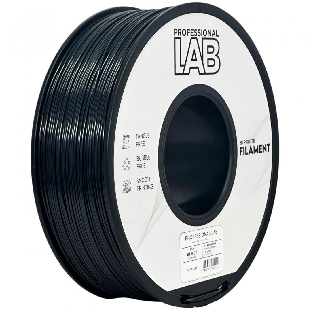 Filament 3D Proffesional Lab, Diamentru 1.75mm Professional lab (ASA BLACK | PROF. LAB)