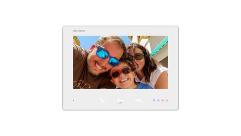 Monitor videointerfon color Hikvision DS-KH7300EY-WTE2/White, 7-inch