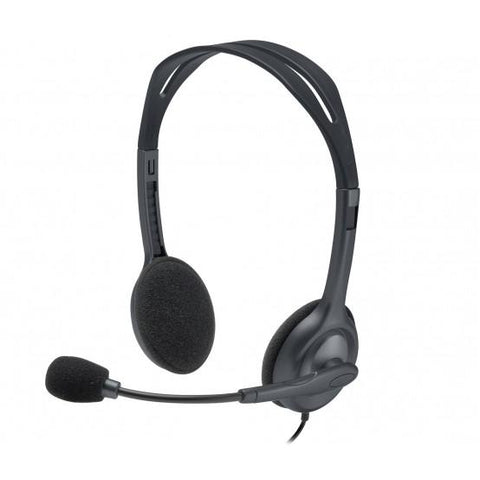 Căști cu fir Logitech H111, interfata Jack 3.5 mm, sensibilitate 100 dB
