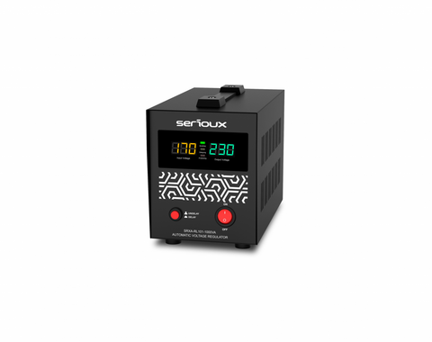 Stabilizator de tensiune Serioux Relay 101-1000VA, putere 1000VA/600W
