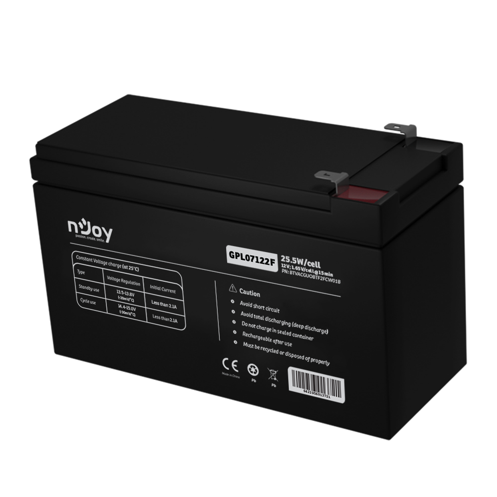 Acumulator nJoy GPL07122F 12V 22.72W/cell