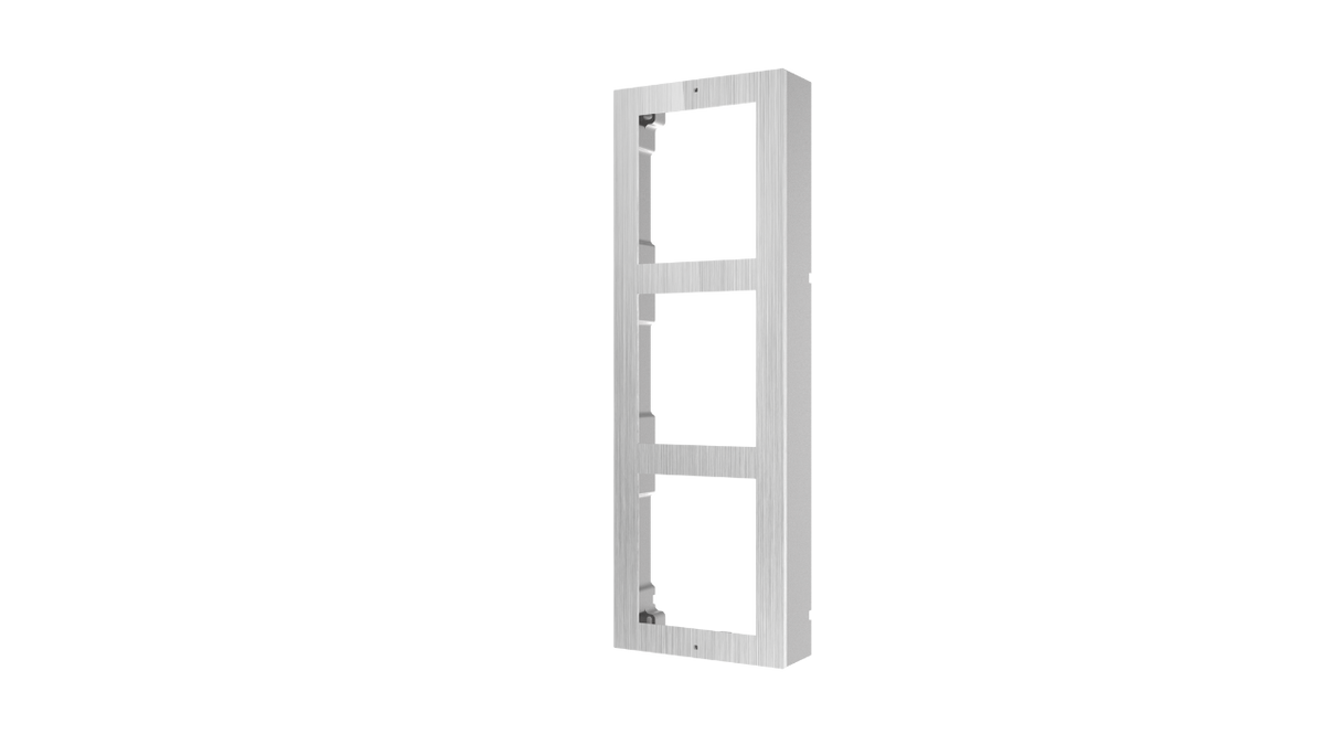 Panou frontal pentru 3 module videointerfon modular Hikvision DS-KD- ACW3/S