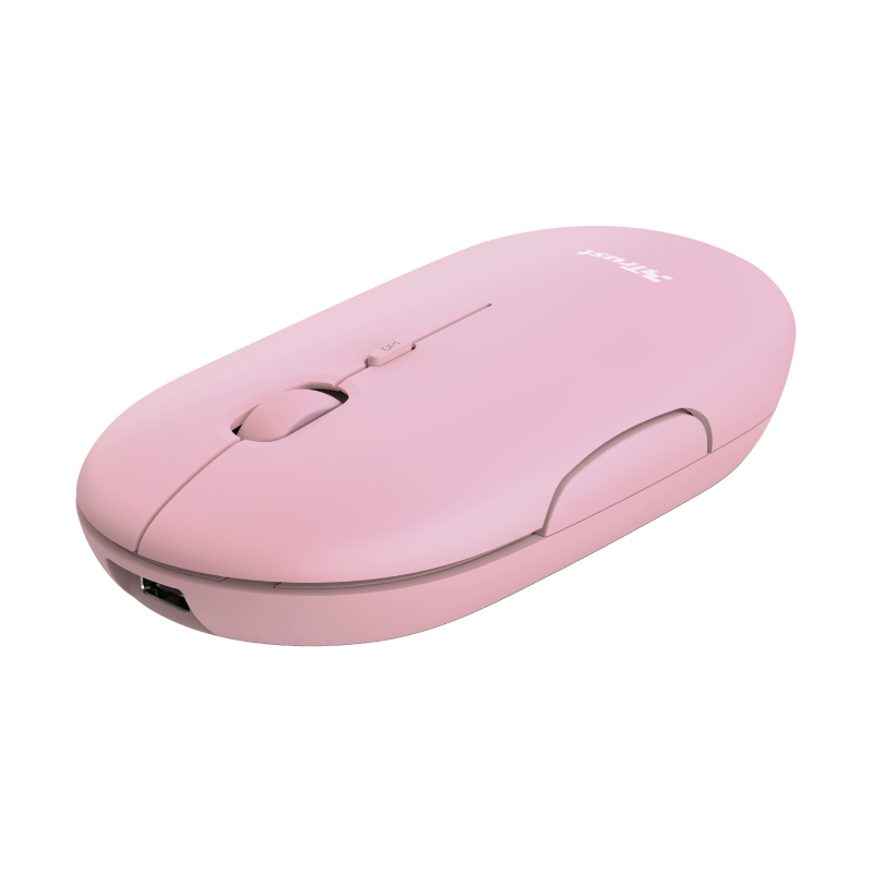 Mouse fara fir Trust Puck Rechargeable Bluetooth Mouse Pink Specifications General Height of main