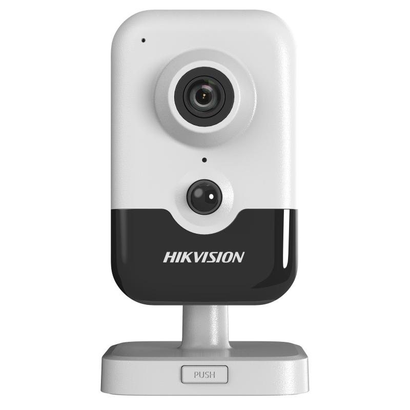 Cameră de supraveghere IP cube 4MP Hikvision DS-2CD2443G2-IW(2.8MM)(W)