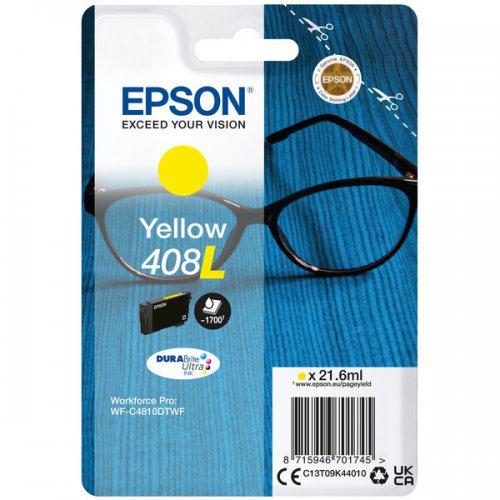 Cartuș cerneala Epson 408L Ink Tank, DURABrite Ultra ink, Yellow
