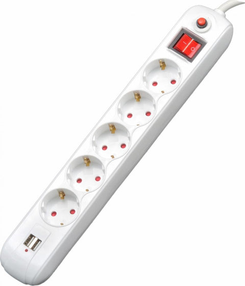 Tip accesoriu - prelungitor Utilizat pentru - casa/ birou Numar prize - Schuko x 5 Tip stecher pt Spacer