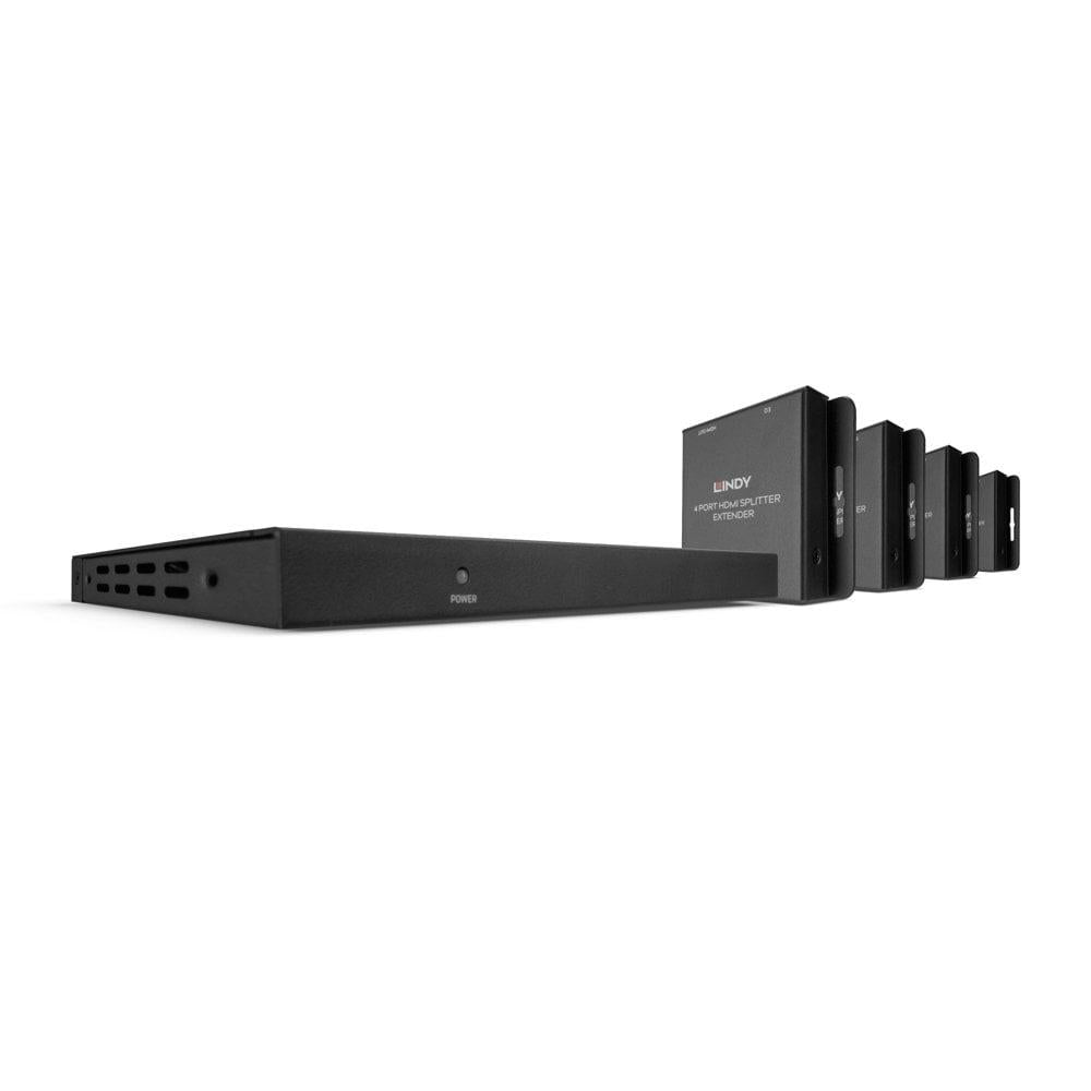 Lindy 50m Cat.6 4 Port HDMI & IR Splitter Extender with Loop Out Description An advanced Splitter
