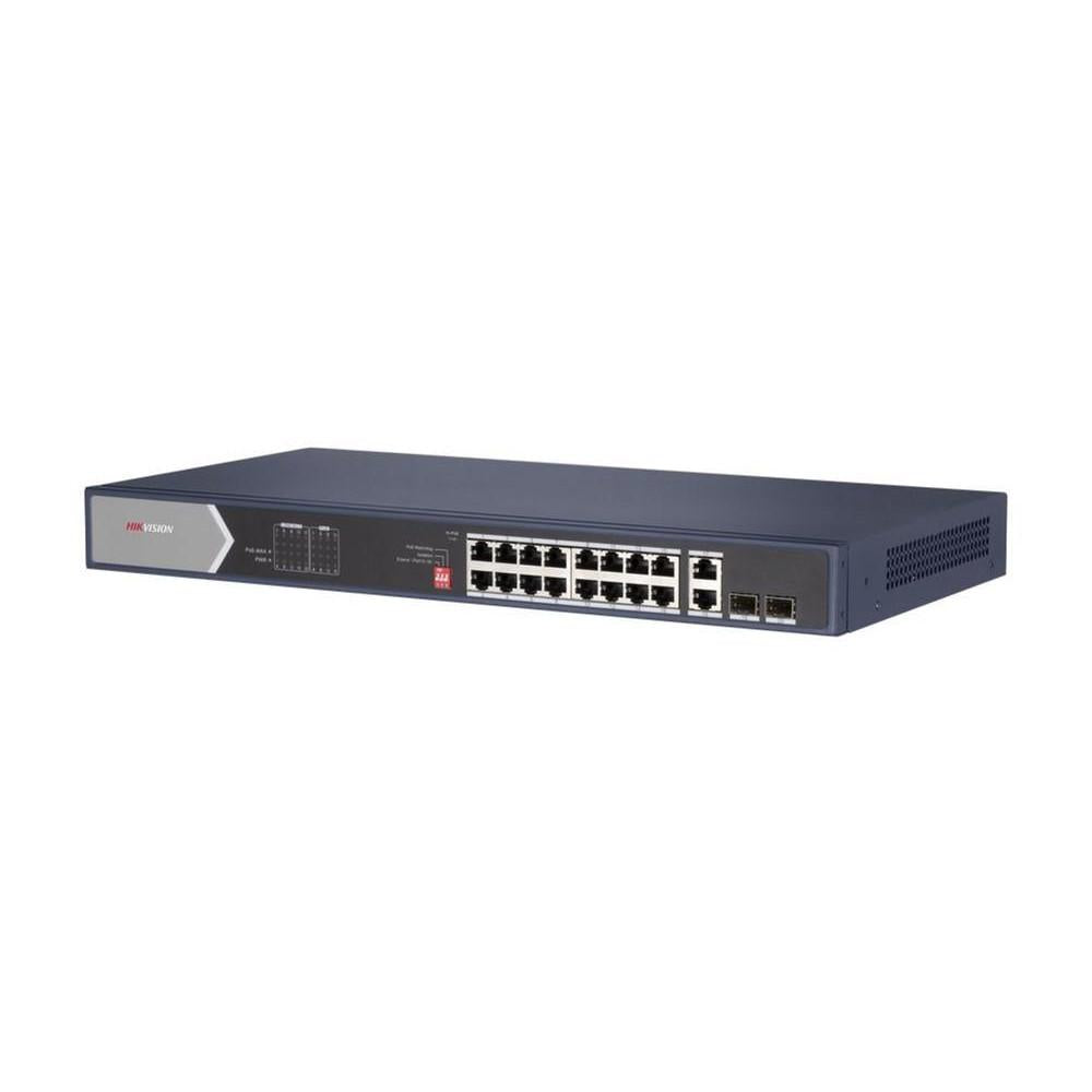 Switch 16 porturi POE Gigabit, Hikvision DS-3E0520HP-E