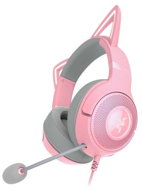 Căști Razer Kraken Kitty V2 Quartz Edition, interfata USB-A