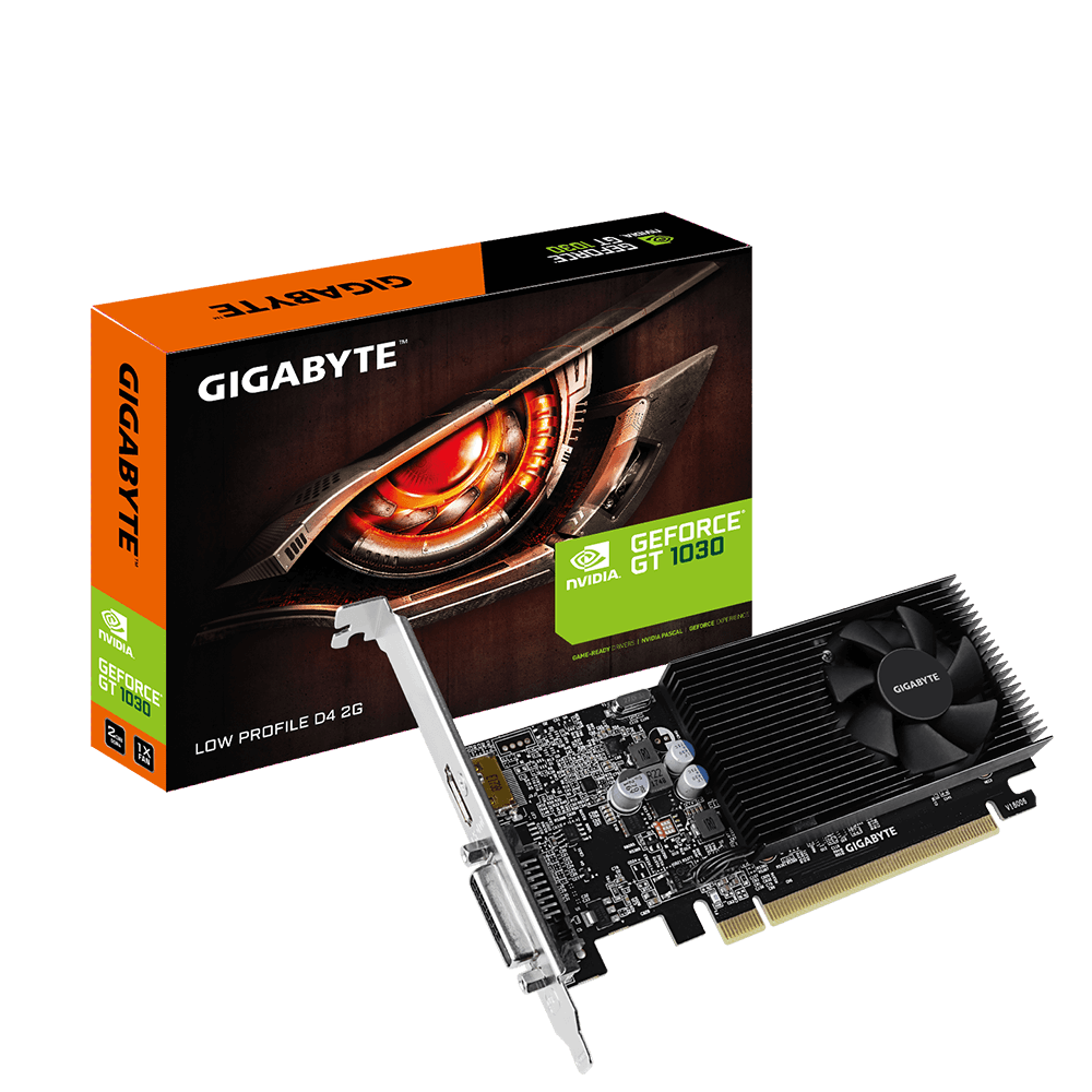 Placă video Gigabyte GeForce GT 1030 Low Profile D4 2G, N1030D4-2GL