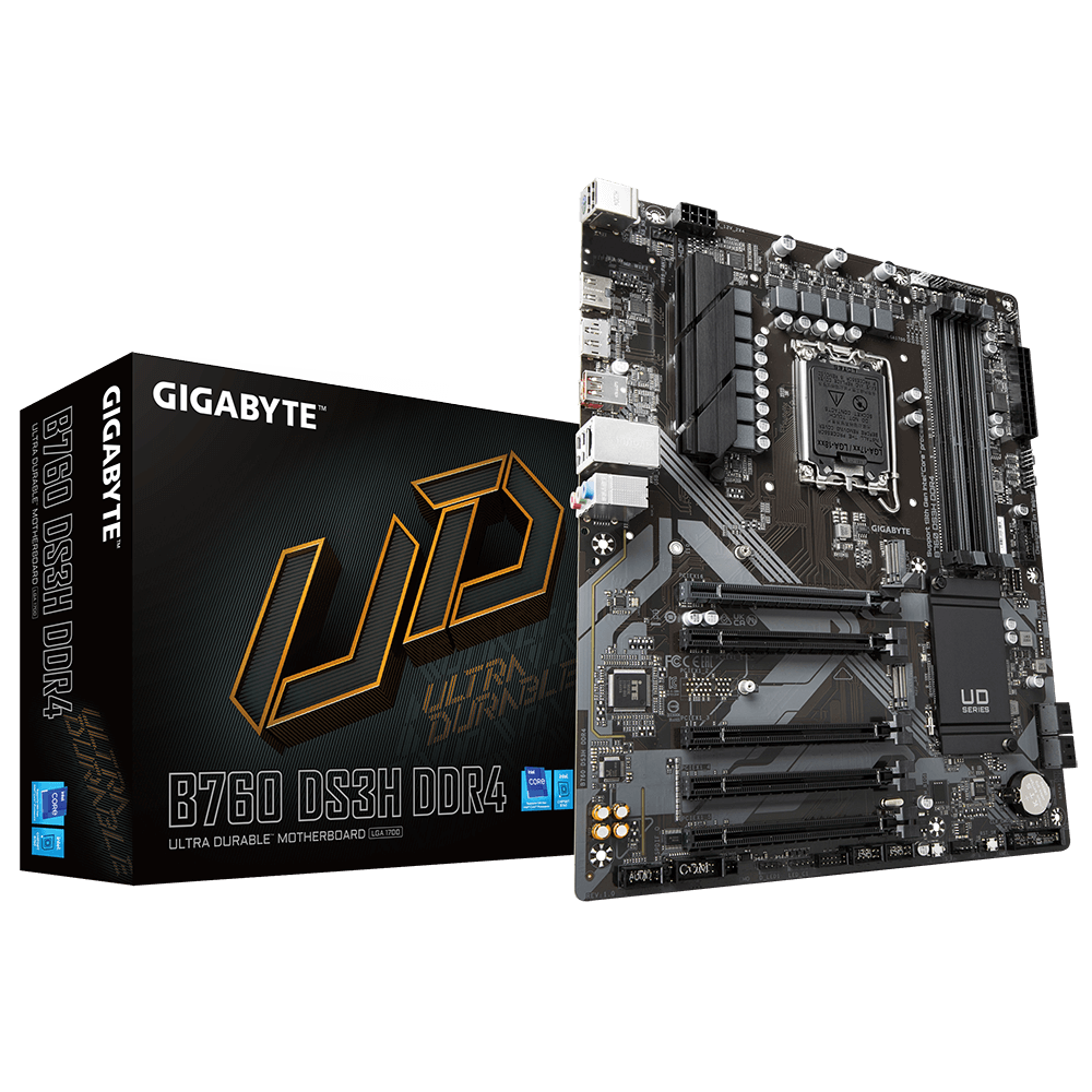 Placă de baza Gigabyte B760 DS3H DDR4 LGA1700 DDR4, 4x sloturi ram