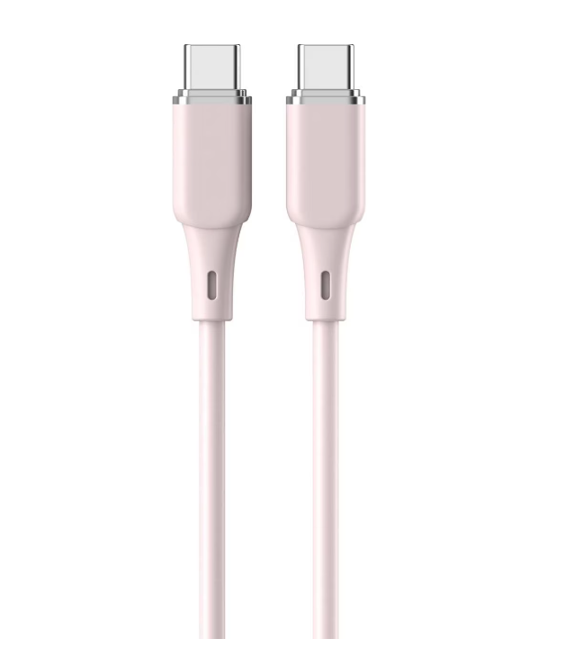 Cablu Lemontti Liquid SiliconType-C la Type-C, Fast Charge, PD 60W
