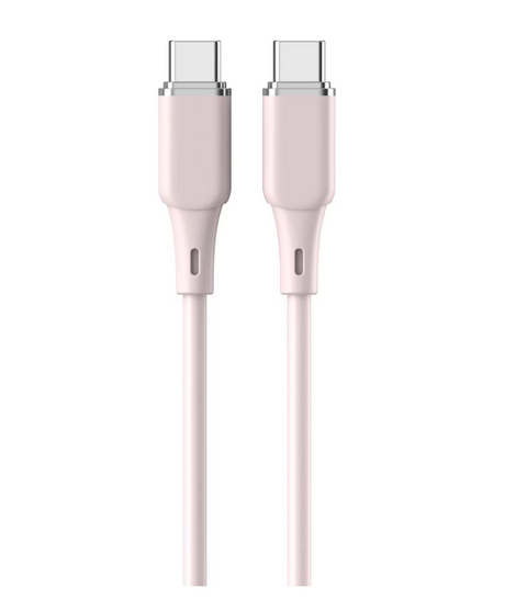 Cablu Lemontti Liquid SiliconType-C la Type-C, Fast Charge, PD 60W