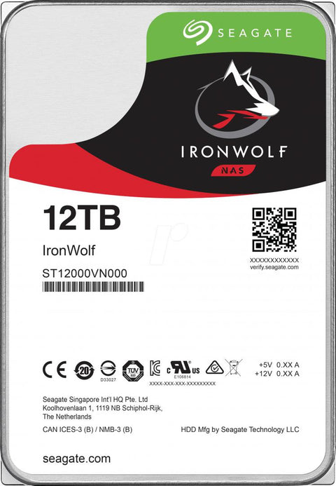 HDD Seagate IronWolf 12TB SATA-III 7200R