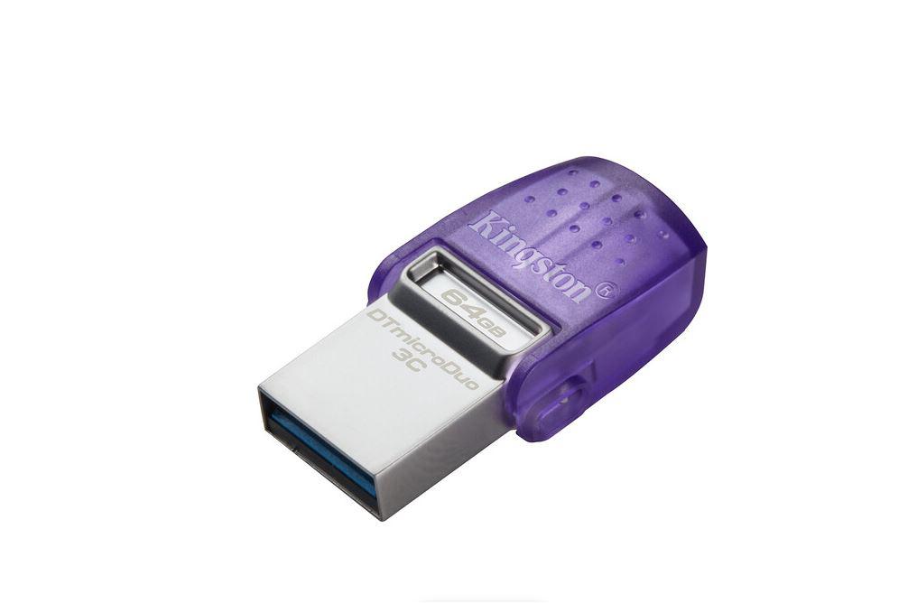 Memorie USB Flash Drive Kingston 64GB DT MicroDuo USB 3.0 micro USB 3C
