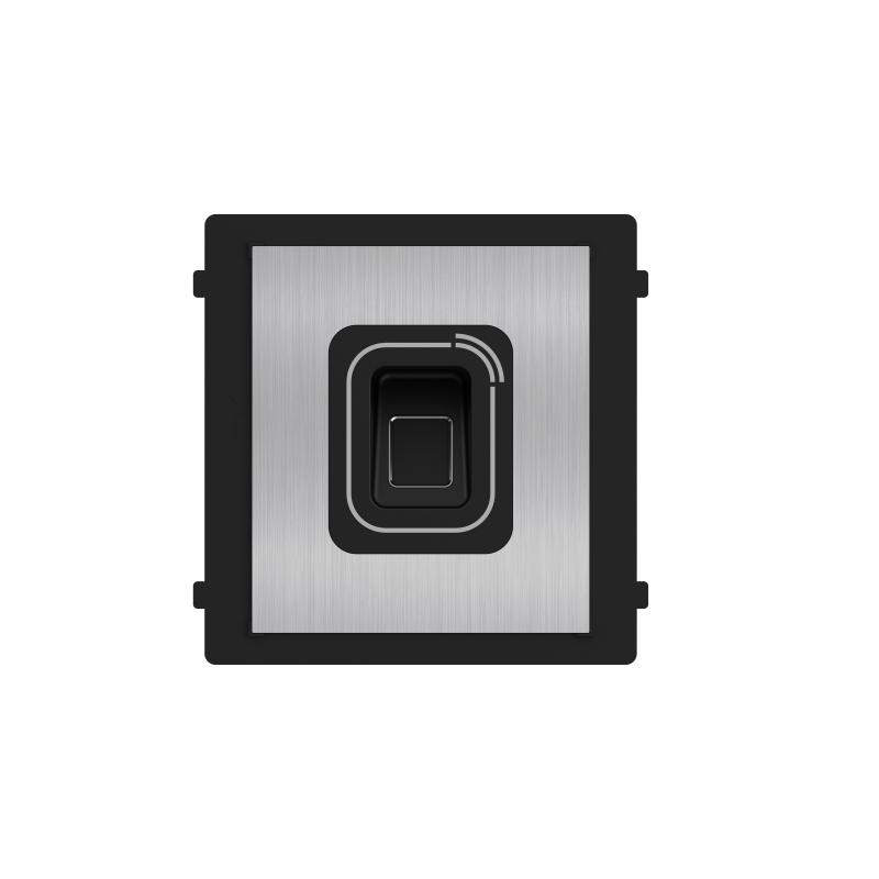 Modul cititor biometric si card Mifare pentru videointerfon modular Hikvision DS-KD-MFB/S