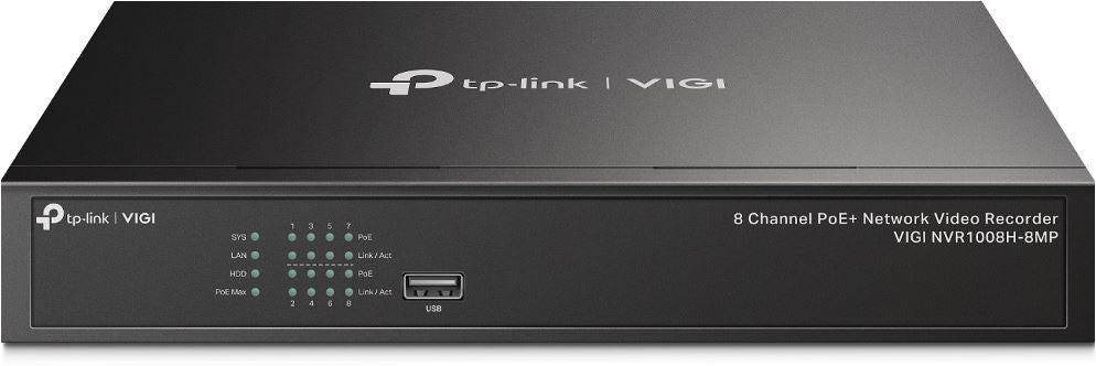 NVR PoE TP-Link VIGI 8 canale 1008H-8MP (VIGI NVR1008H-8MP)