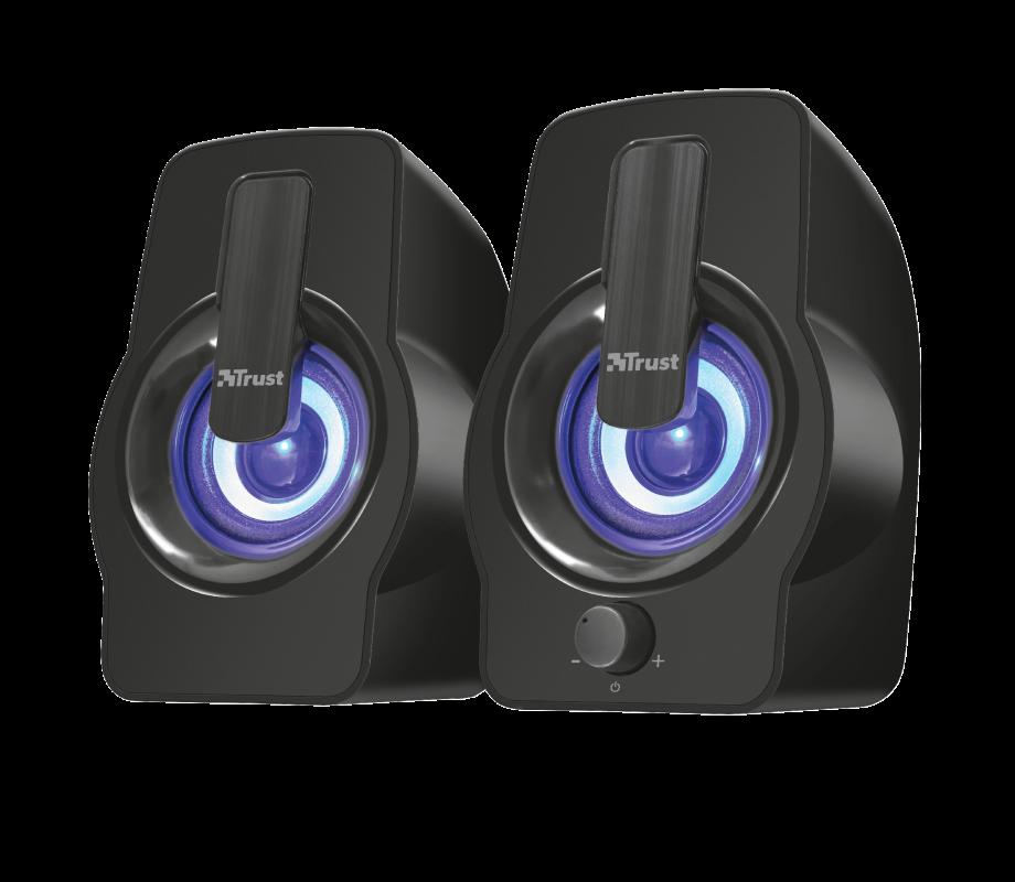 Boxe Stereo Trust Gemi RGB 2.0 Speaker Set - black Specifications General Type of speaker 2.0