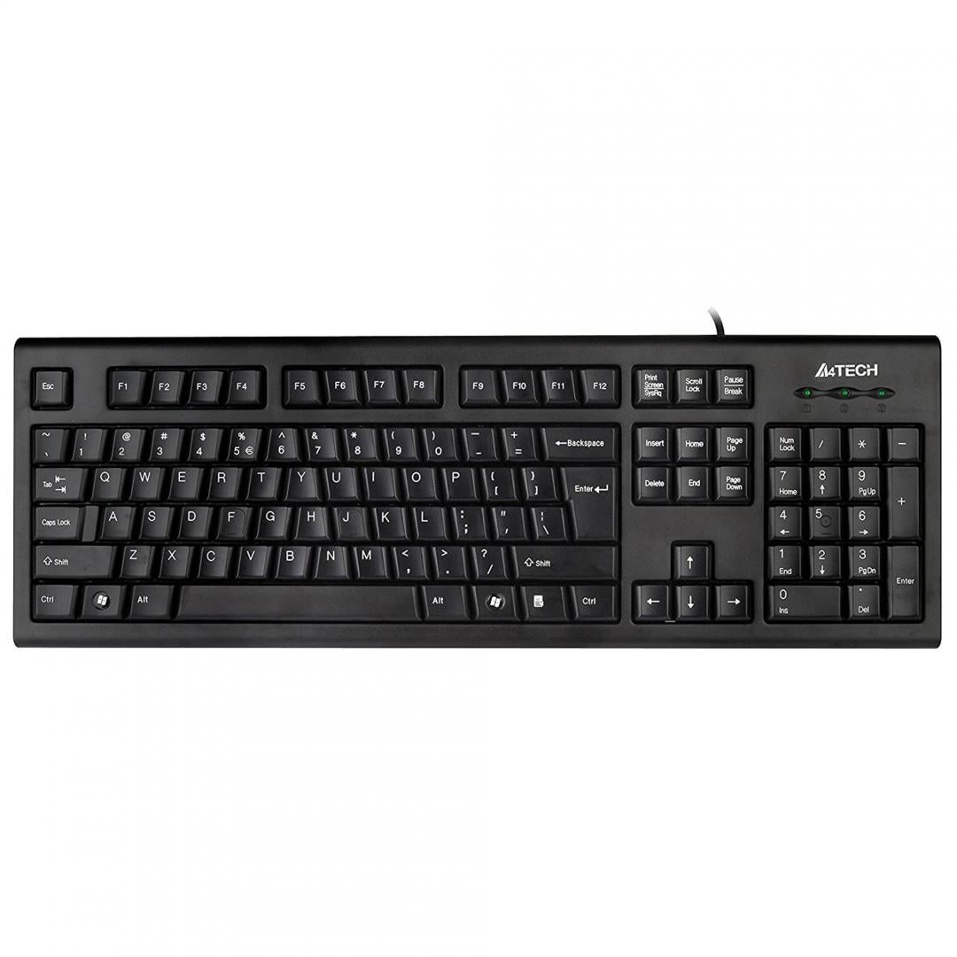 Tastatură cu fir A4Tech KR-85, interfata USB, 105 taste tip rotunjit