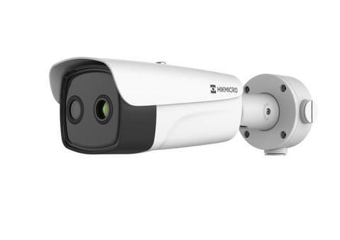 Thermal & Optical Bi-spectrum Network Bullet Camera 384 × 288 resolution, 12 μm, VOx UFPA, NETD ≤ Hikvision