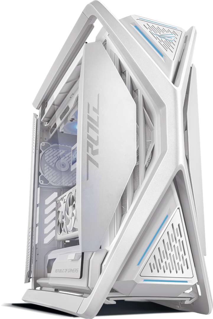 Carcasă ASUS GR701 ROG HYPERION Full Tower ARGB ALB, Tempered Glass