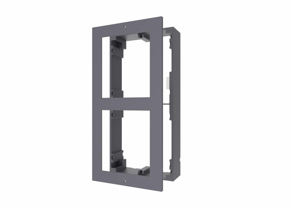 Panou frontal pentru 2 module de videointerfon modular Hikvision DS-KD-ACW2