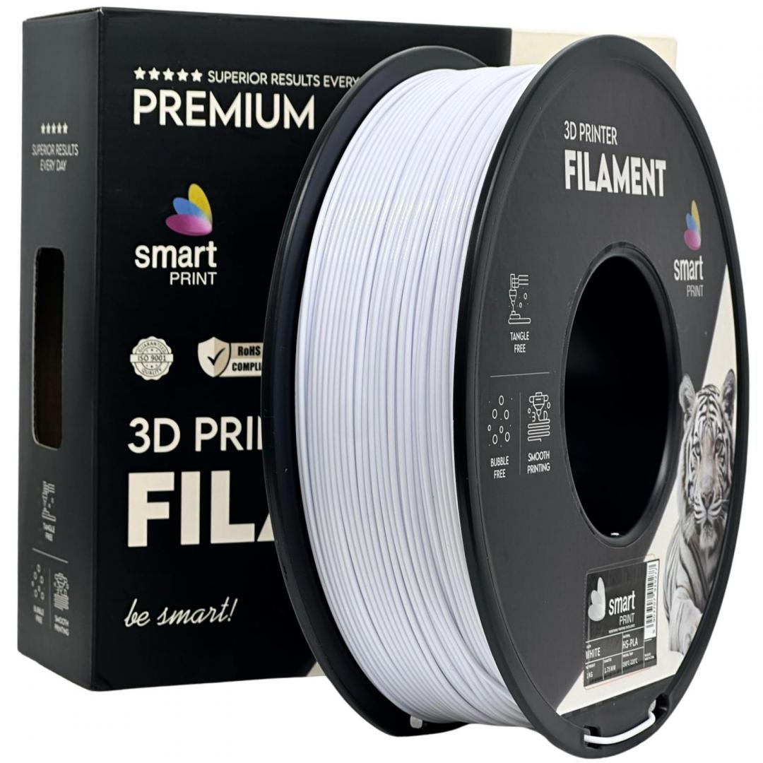 Filament 3D Smart Print, Diamentru 1.75mm (HS-PLA WHITE | SMART PRINT)