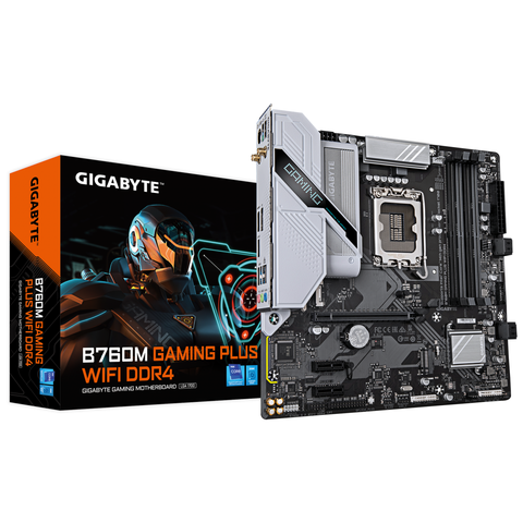 Placă de baza Gigabyte B760M gaming plus WIFI DDR4 LGA1700, 4X DDR4
