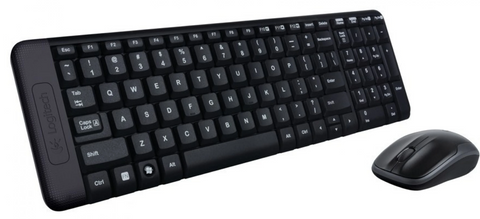 Kit tastatura + mouse Logitech MK220, tastatura fara fir standard