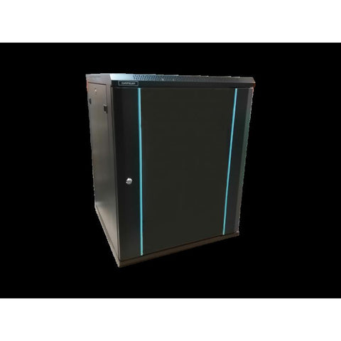 Rack Dateup 12U 600x450, dezasamblat, montare pe perete, usa din sticla