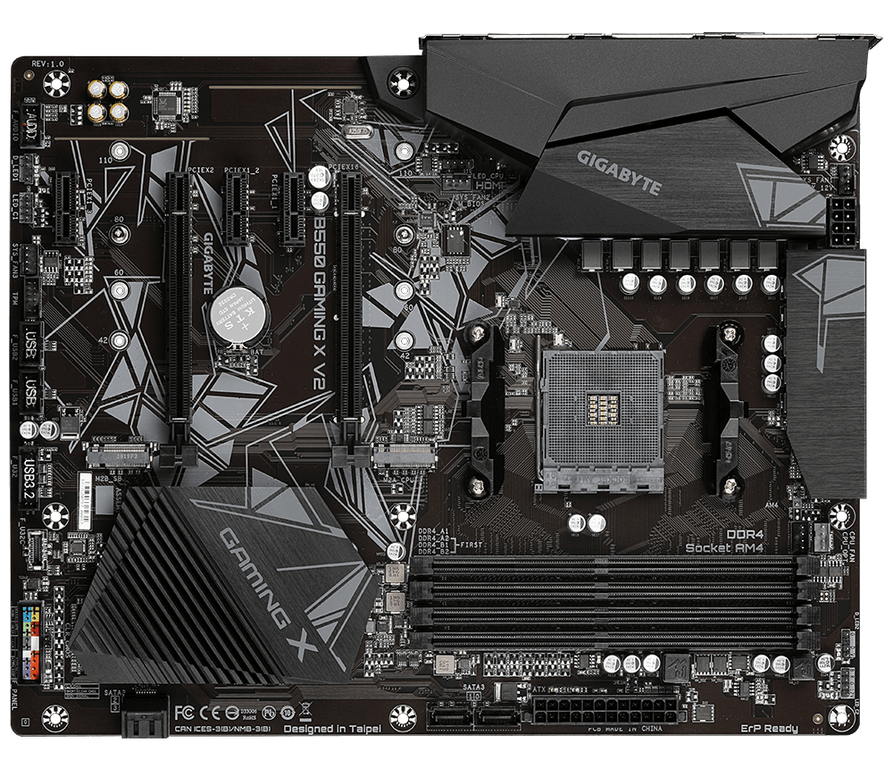 Placă de baza Gigabyte B550 GAMING X V2 Socket AM4 AMD B550 Gaming Motherboard with 10+3 Phases