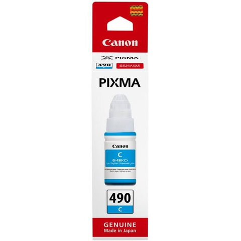 CANON GI-490 CYAN INKJET BOTTLE