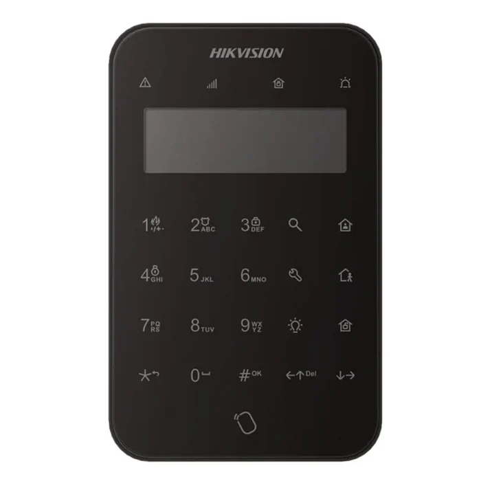 Tastatură wireless LCD AX PRO Hikvision DS-PK1-LT-WE/BK