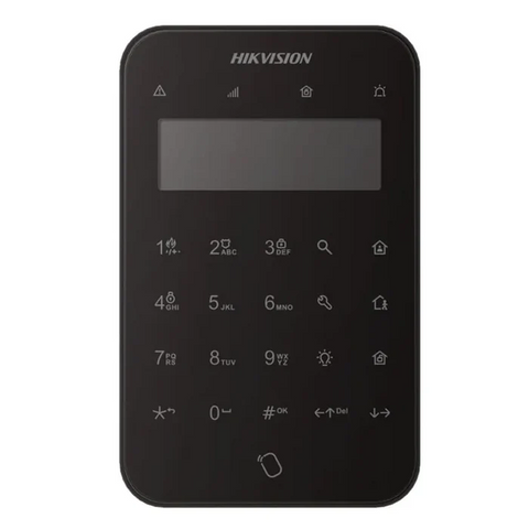 Tastatură wireless LCD AX PRO Hikvision DS-PK1-LT-WE/BK