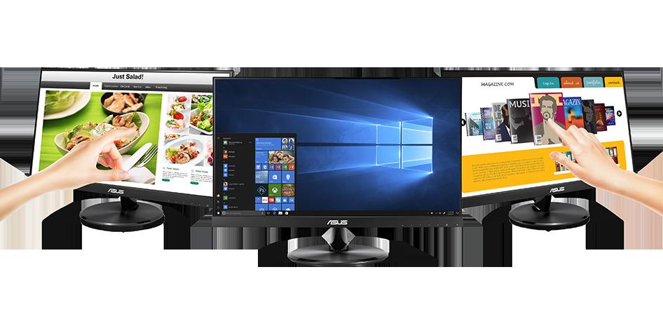 Monitor 21.5" ASUS VT229H, 10-point multi-touchscreen, IPS