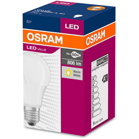 Bec LED Osram Value Classic A, E27, 8.5W (60W), 806 lm
