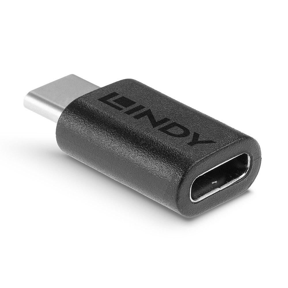Adaptor Lindy USB 3.2 Type C to C, dimensiuni 26.5x13x7.5mm