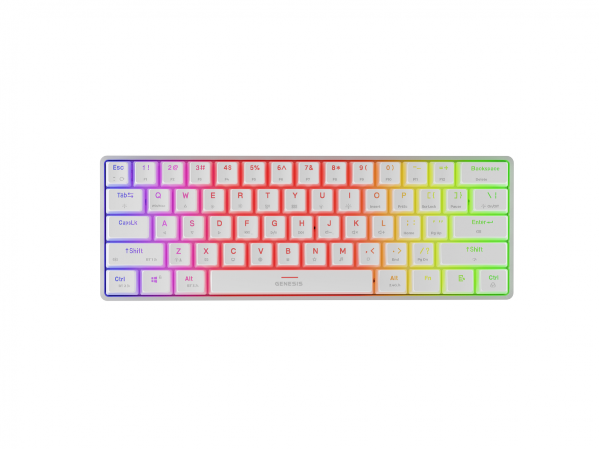 Tastatură gaming mecanica wireless Genesis Thor 660 G2 60%